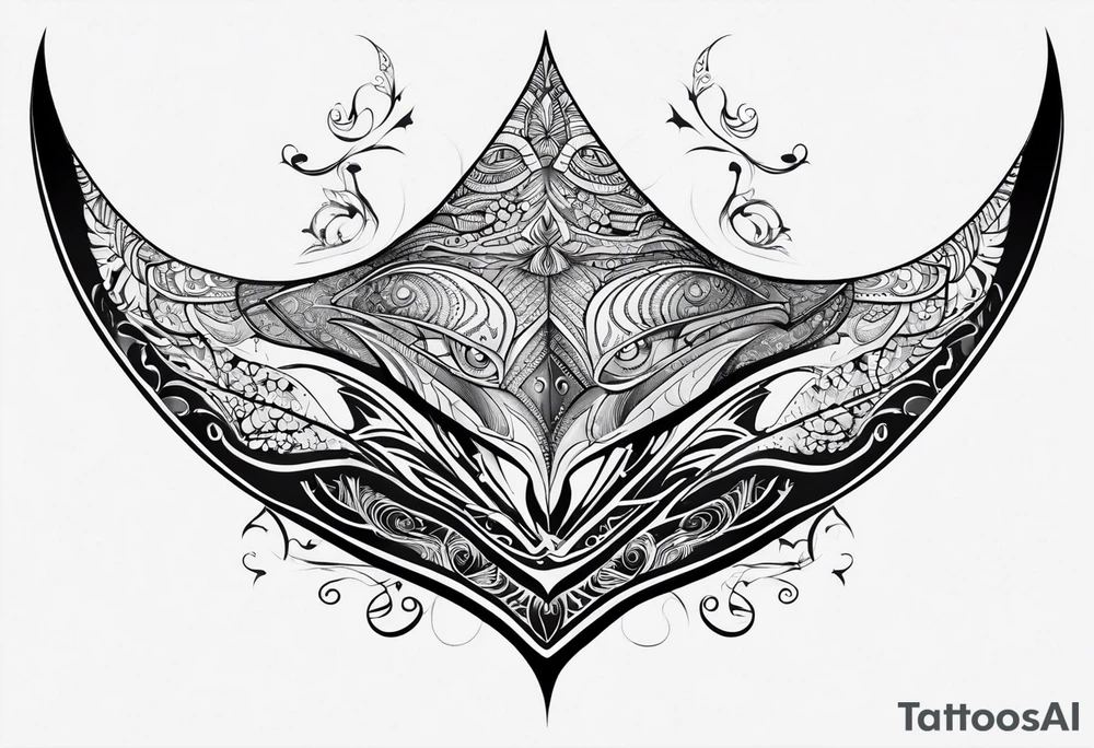 manta ray tattoo idea