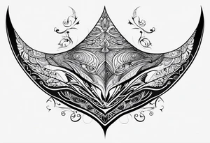 manta ray tattoo idea