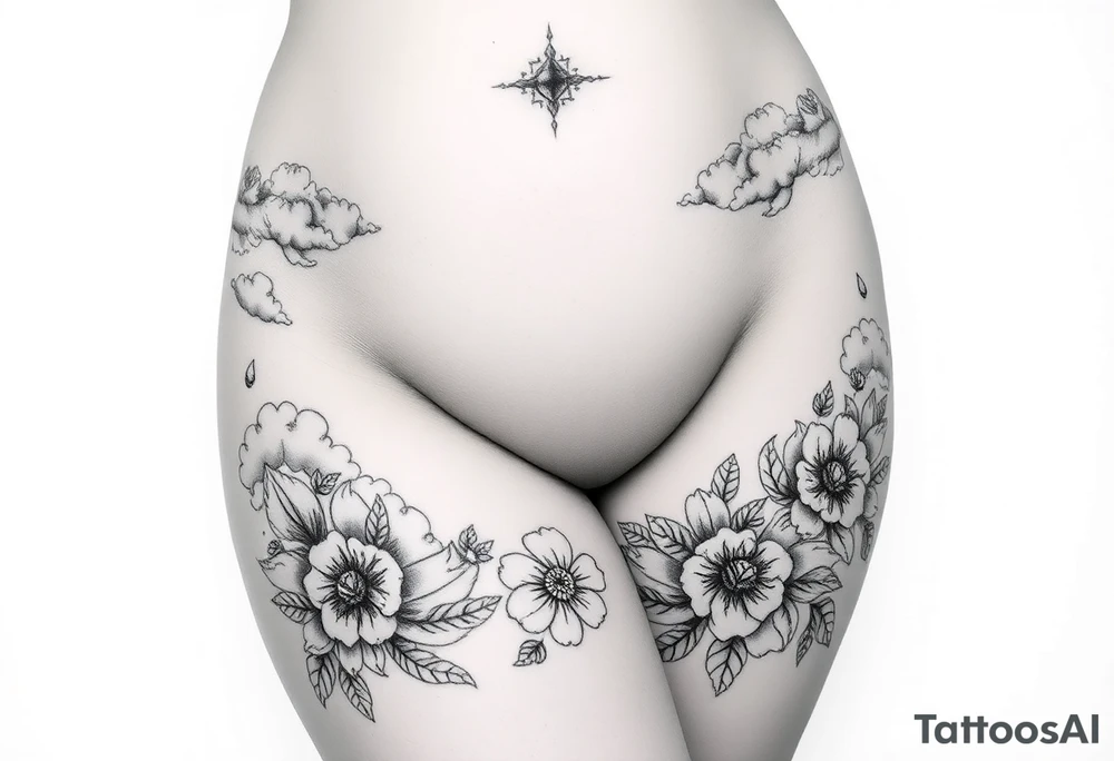 Sexy naked fat chic
seven
pride wrath gluttony envy lust sloth greed
with clouds and floral tattoo idea