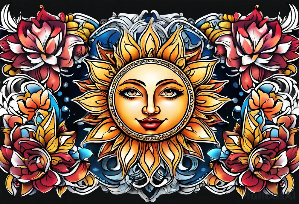 Sunshine tattoo idea