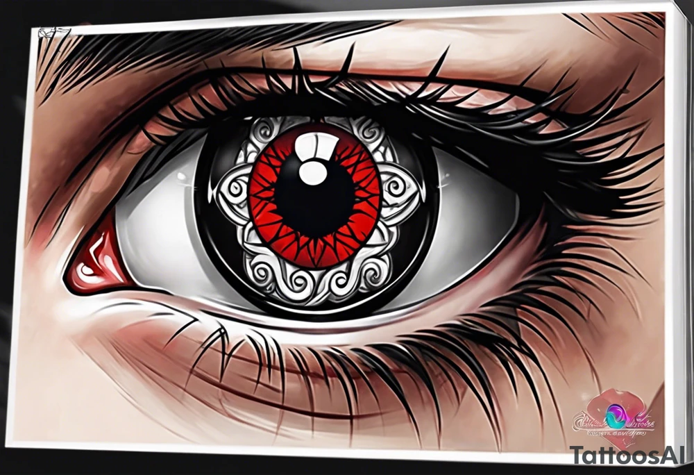 Sharingan eyes tattoo idea
