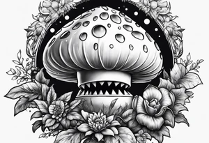 piranha plant tattoo idea