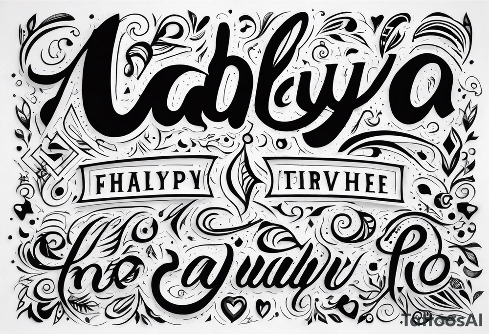 Aadhya tattoo idea