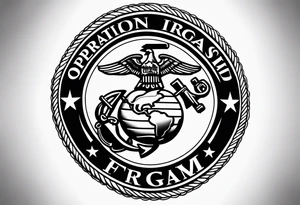 Operation Iraqi freedom usmc tattoo idea