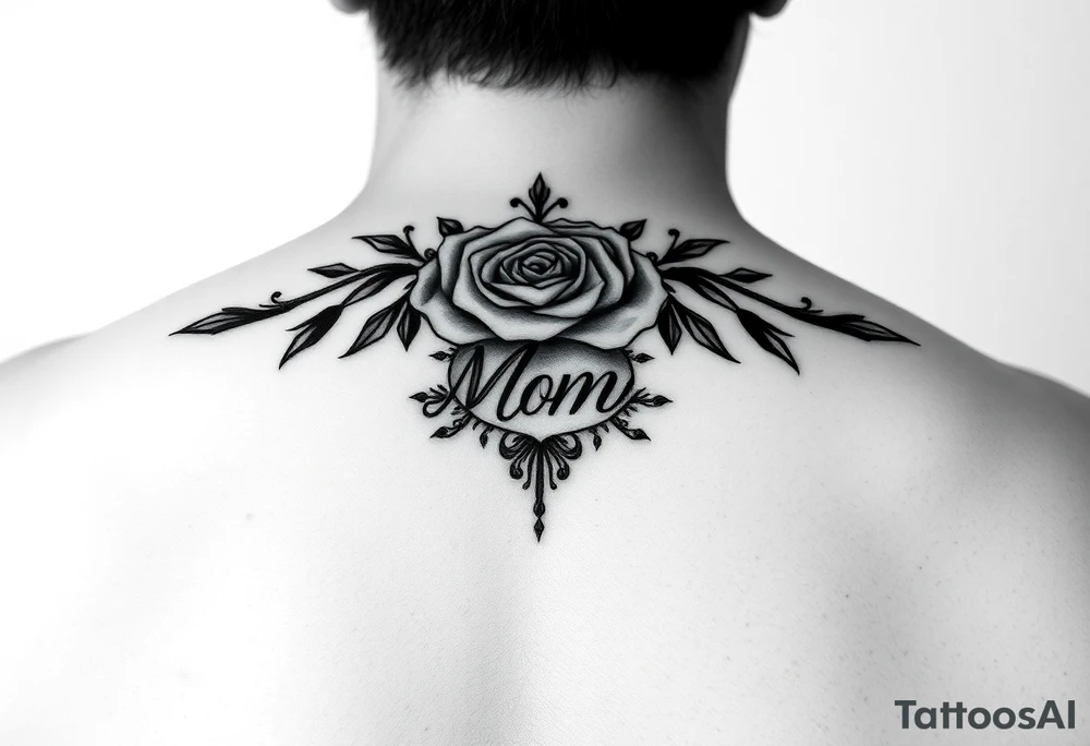 Simple memorial for mom tattoo idea