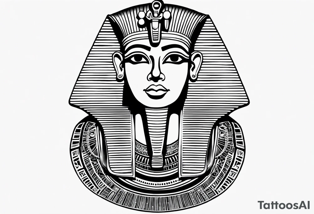 egyptian pharoes and writing tattoo idea