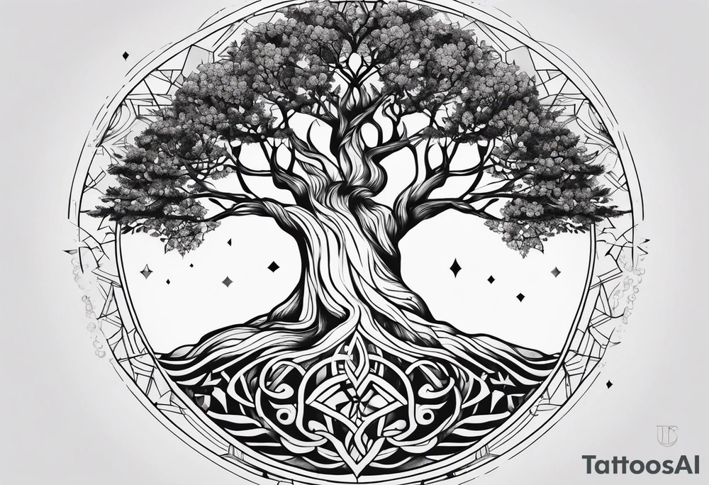 tree of life tattoo idea