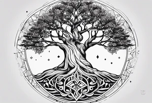 tree of life tattoo idea