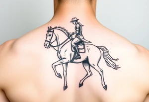 rider on the white horse tattoo idea