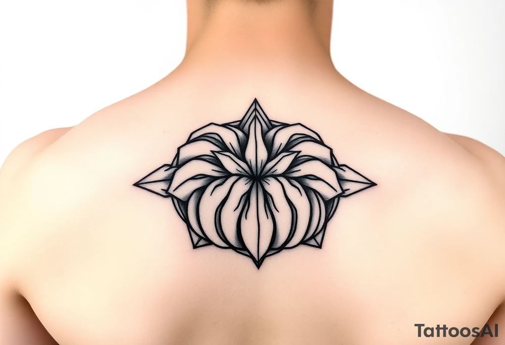 Opened walnut tattoo idea