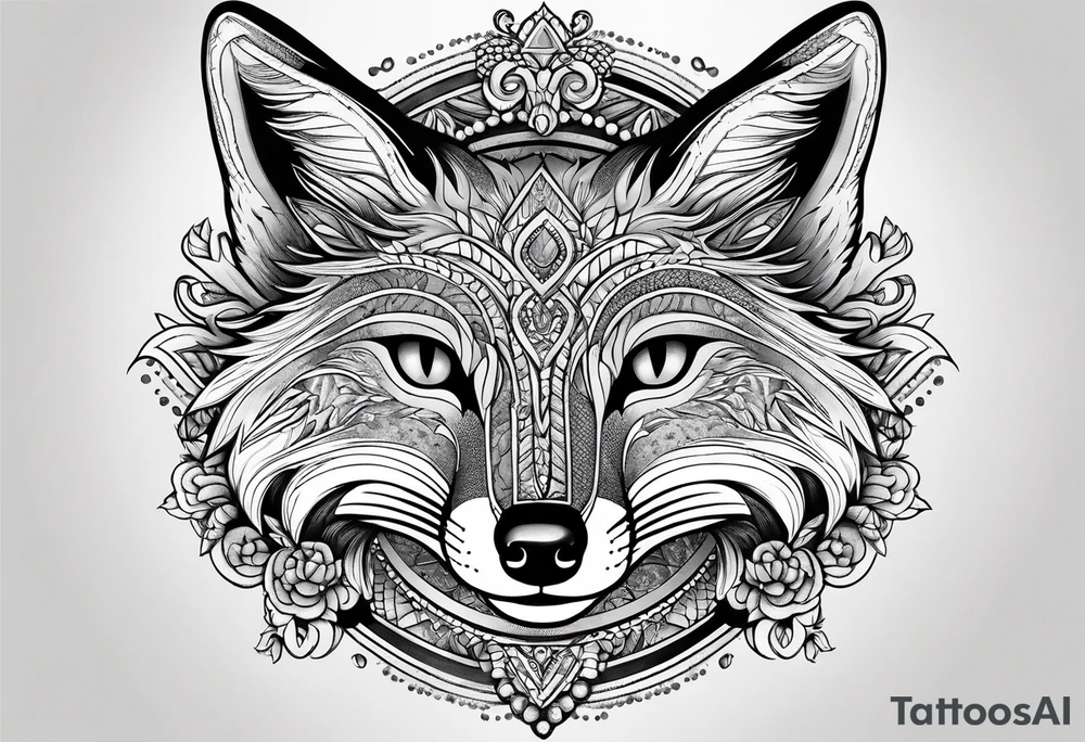Fox landing tattoo idea