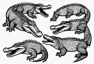 Alligator tattoo for forearms tattoo idea
