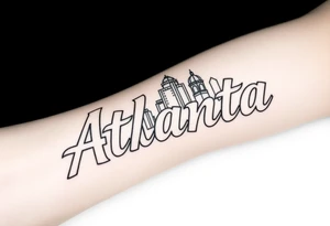 Atlanta theme tattoo idea