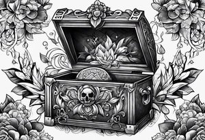 mimic chest tattoo idea