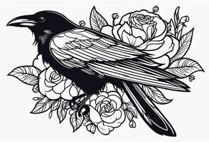 raven


old school vintage simple traditional design with vintage flowers surrounding
bold color simple tattoo idea