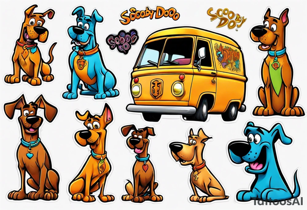 scooby doo tattoo idea