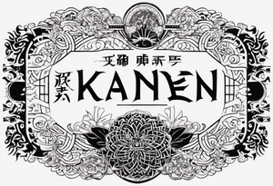 Kaizen Japanese lettering which shows continous self improvement day by day, hour glass to show time is of the essence, veni vidi vici which translates to i came i saw I conquered tattoo idea