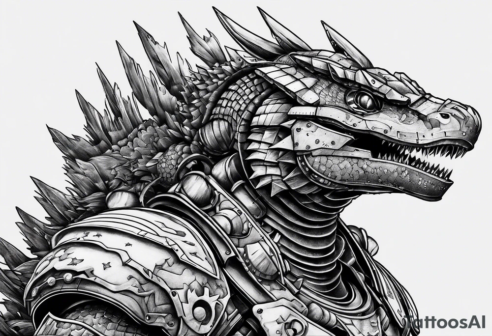 Mechagodzilla tattoo idea