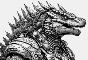 Mechagodzilla tattoo idea