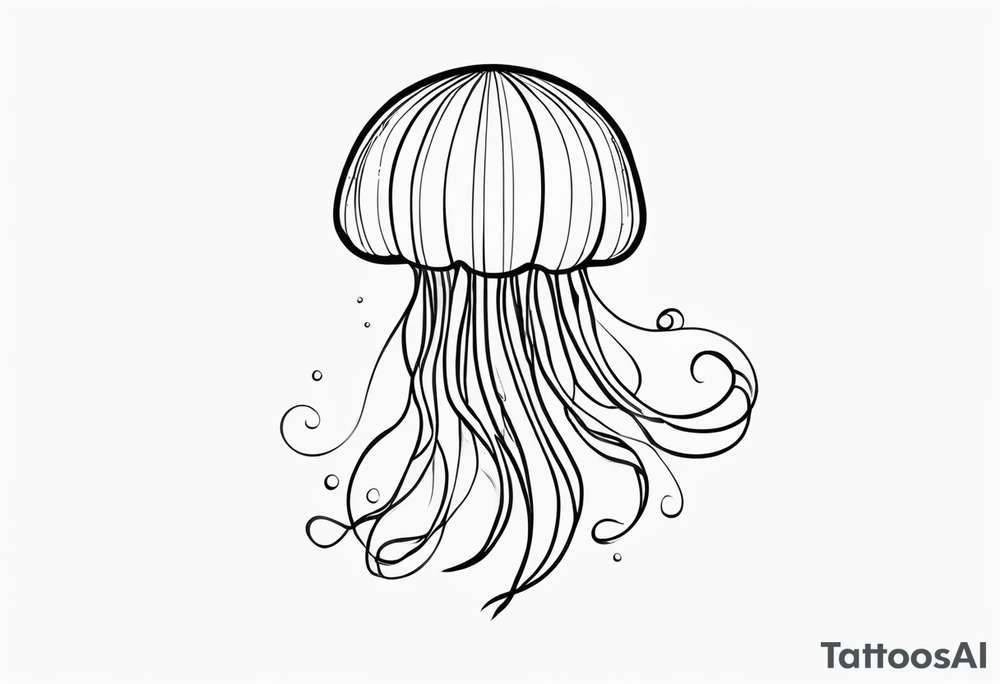 Jellyfish tattoo idea