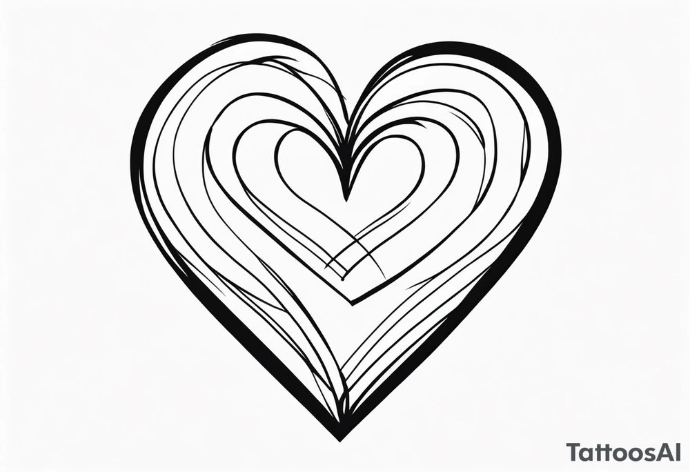 TIFFANY WITH LOVE HEART tattoo idea