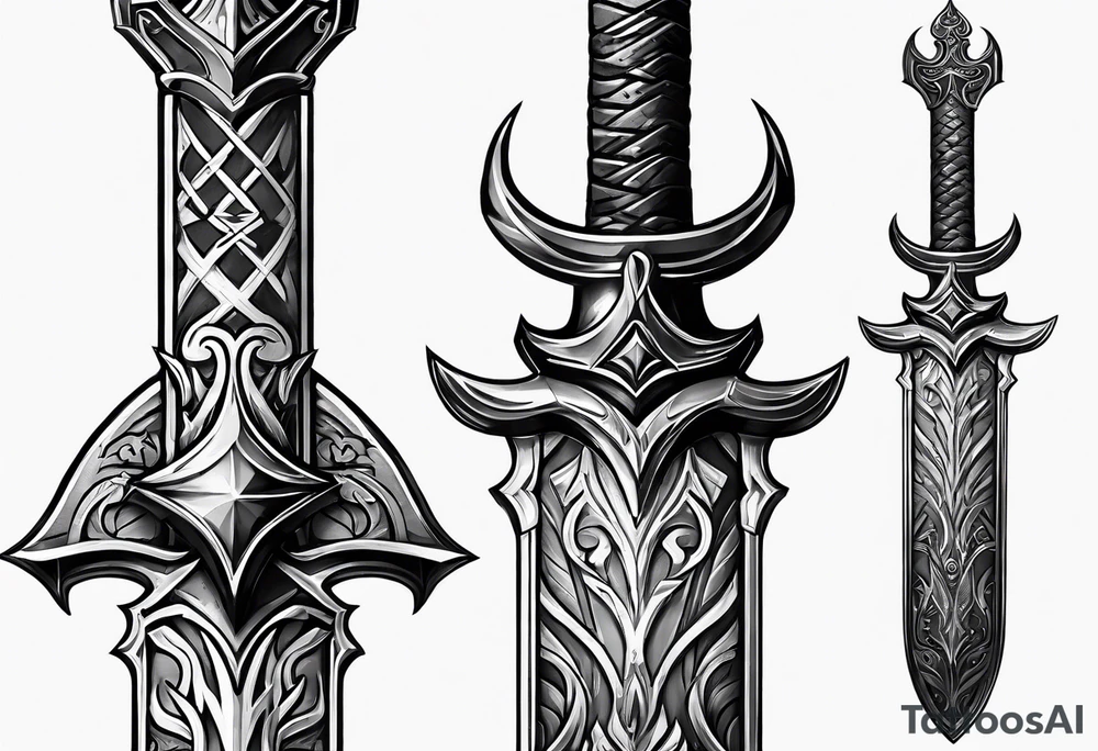 Greatsword from Elden ring tattoo idea