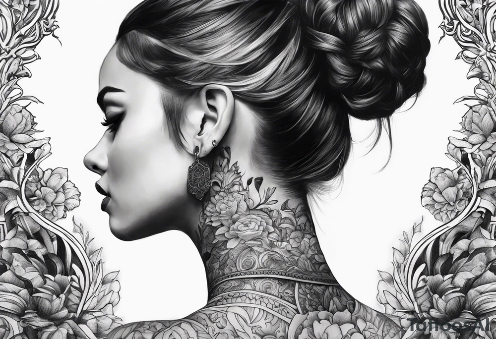 never change neck tattoo tattoo idea