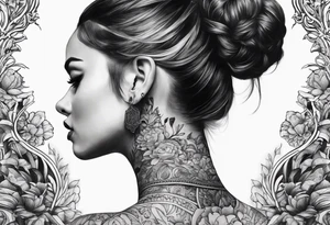 never change neck tattoo tattoo idea