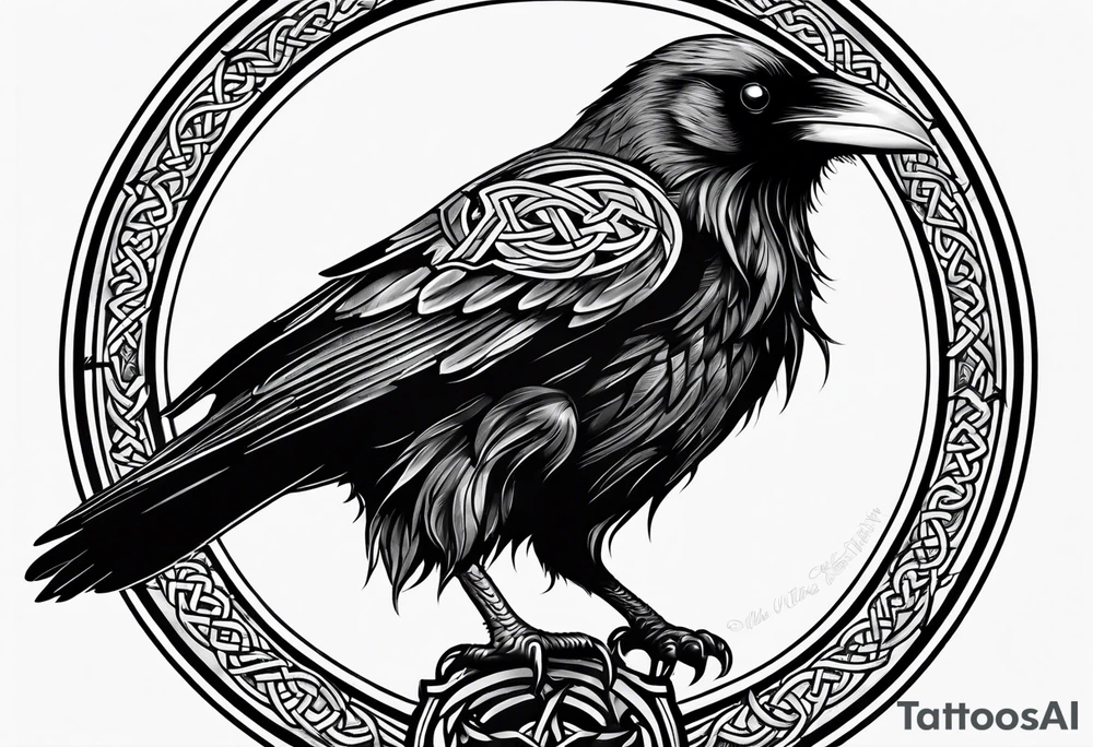 raven perched
roman numeral
celtic tattoo idea raven perched
roman numeral
celtic tattoo idea
