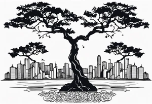 Hong Kong tree 6 tattoo idea