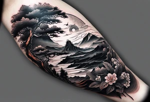 This 武士道 on the inner part of the forearm. tattoo idea