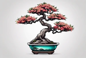 bonsai tree tattoo idea