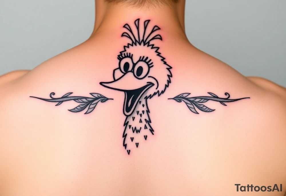 Big Bird from sesame Street tattoo idea