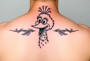 Big Bird from sesame Street tattoo idea