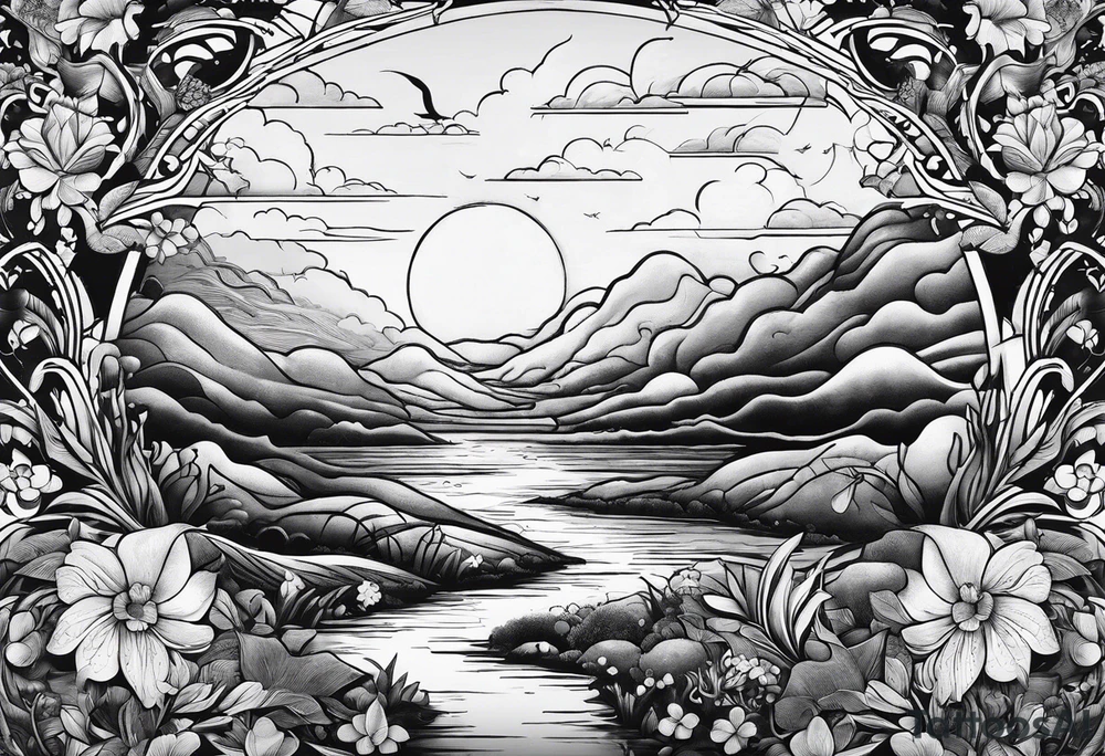 Sleep token take me back to eden album cover tattoo idea