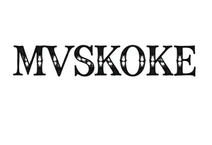 The word “MVSKOKE” shaded with Pendleton print tattoo idea