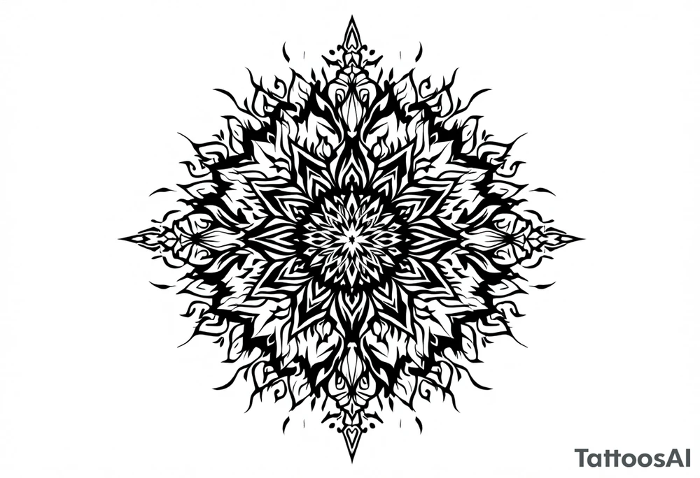 mandala tattoo idea