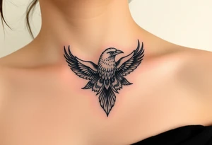 На шеи факел tattoo idea