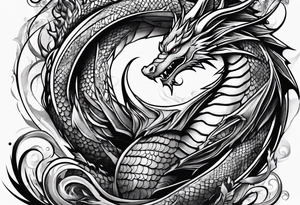Dragon tattoo idea