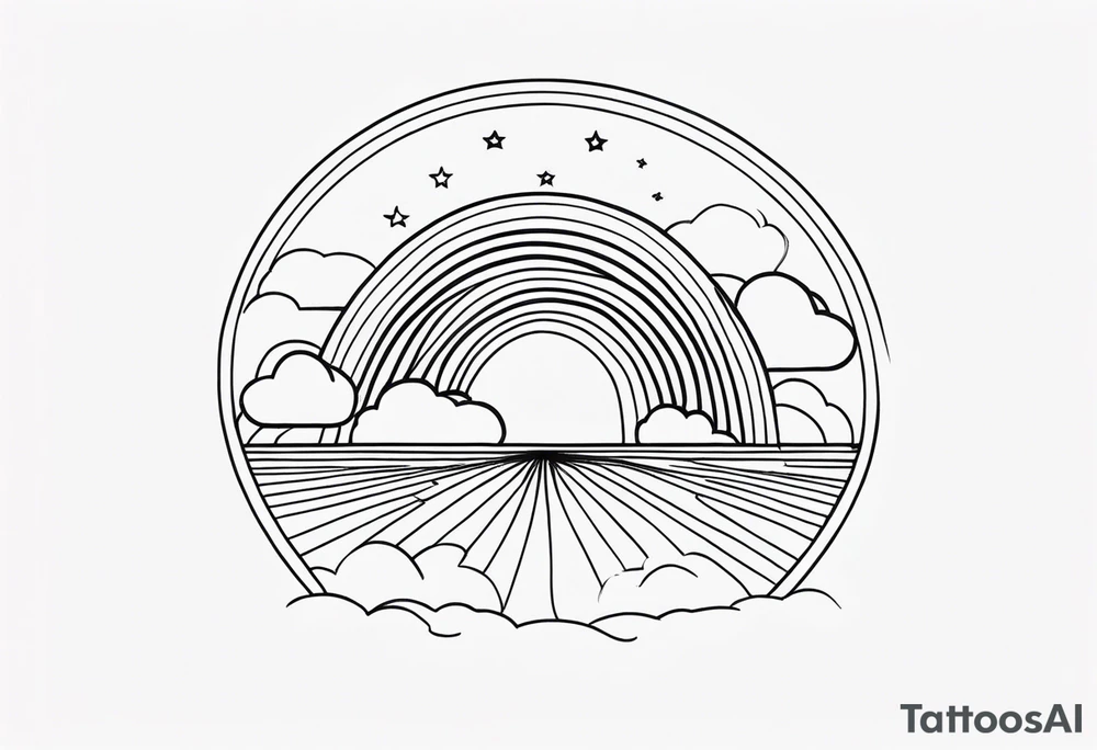 RAINBOW tattoo idea