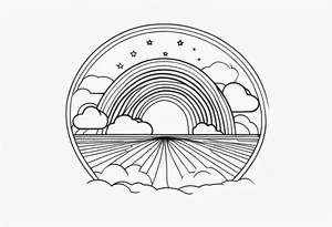 RAINBOW tattoo idea