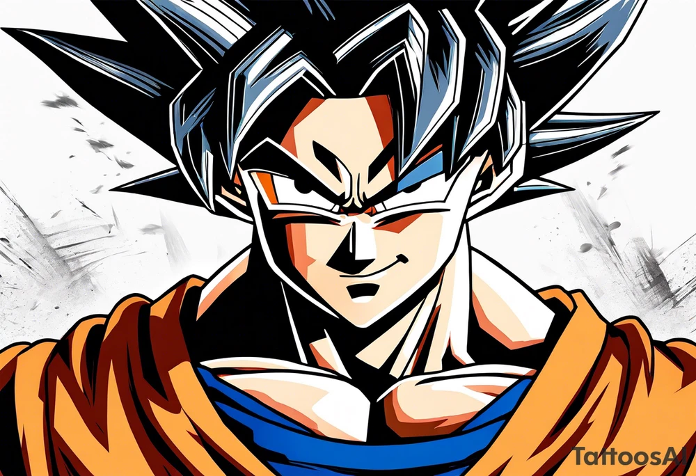 Son Goku ss tattoo idea