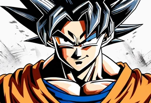 Son Goku ss tattoo idea