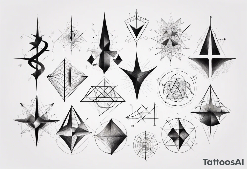 Friendship graph mathematically correct tattoo idea