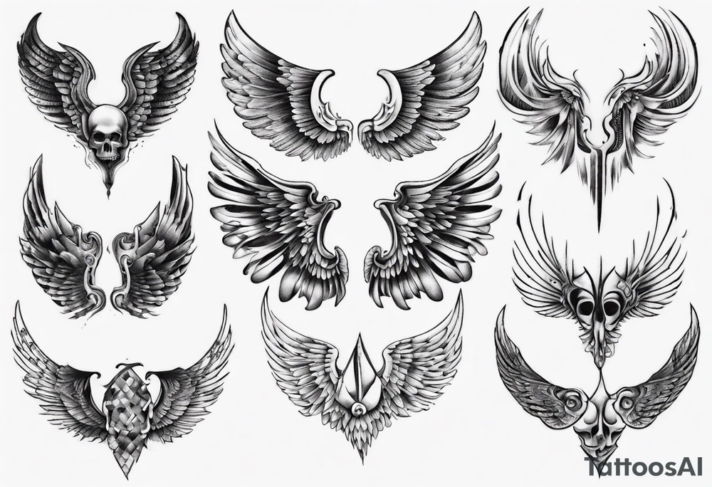 wings tattoo idea