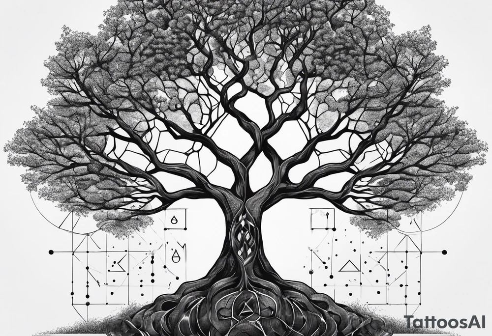 Binary tree with code tattoo idea