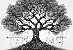 Binary tree with code tattoo idea