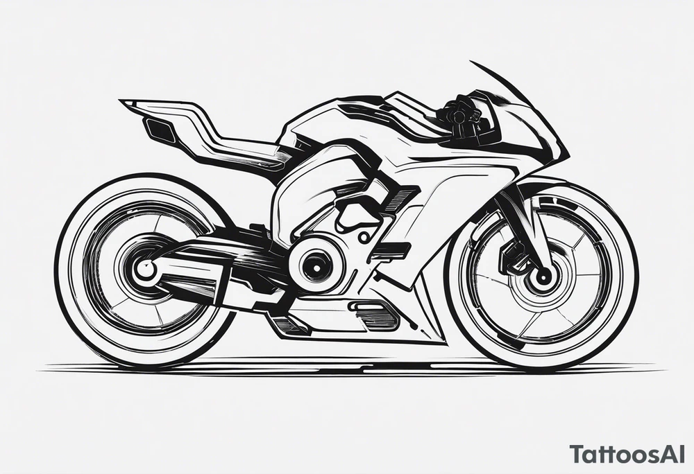CYBERPUNK QUE CONTENGA EL LOGOTIPO IRONMAN70.3 Y LAS PALABRAS SWIM, RUN Y BIKE tattoo idea