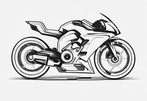 CYBERPUNK QUE CONTENGA EL LOGOTIPO IRONMAN70.3 Y LAS PALABRAS SWIM, RUN Y BIKE tattoo idea