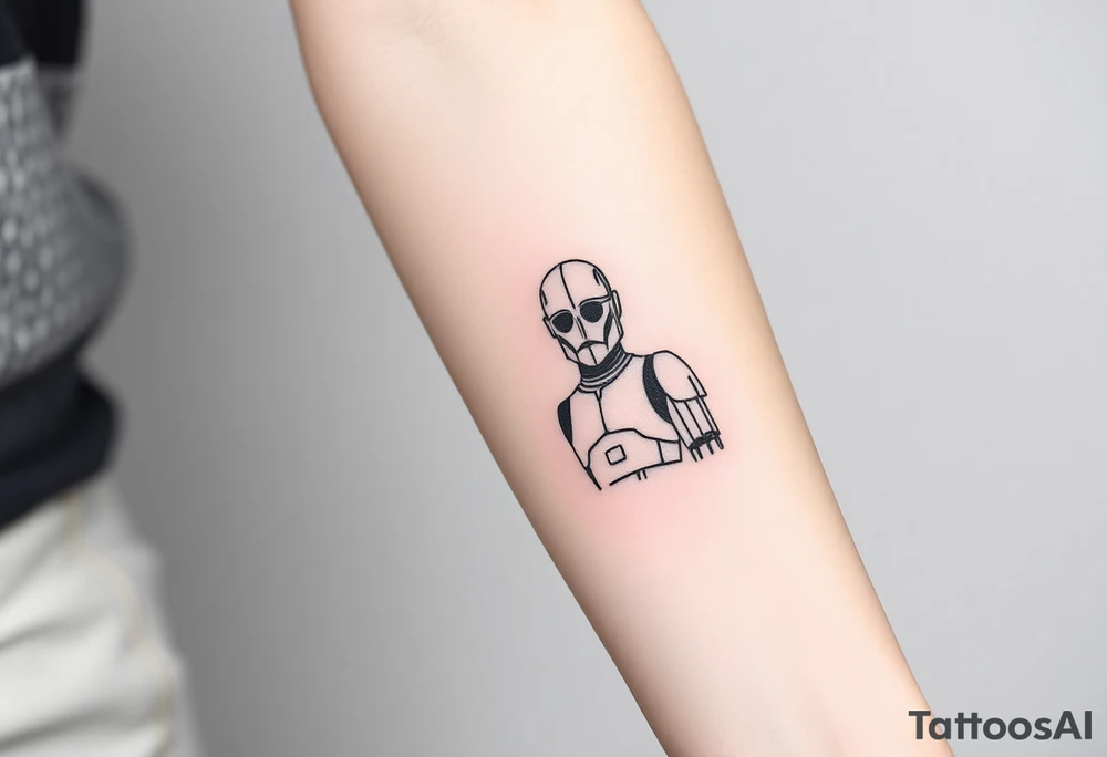 C3po from starwars tattoo idea